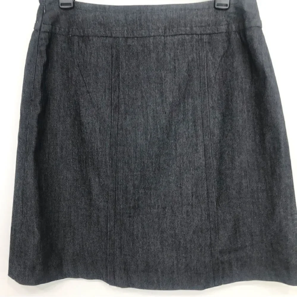 Sandro Sportswear Blue Sailor Button A Line Mini Skirt